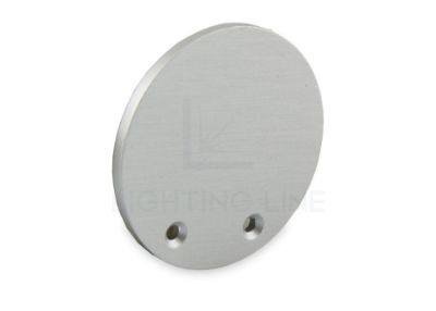 Bild von Graue Metallabdeckung bündig für Rundprofil NE01-14 und NE02-15