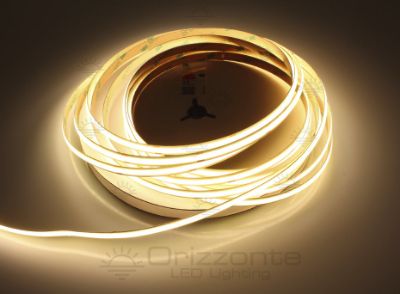 Picture of COB LED strip 10m warm white 3000K CRI Ra>90 480LEDs/m 24V 7.5W/m with current control