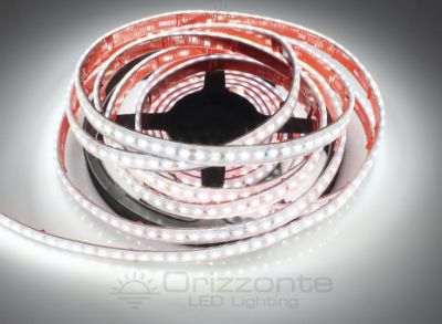 Picture of LED strip 5m white 4000K 3step 120leds/m 2835 24V 14,4W/m, IP65 extruded silicone tube with full edges (empty inside)