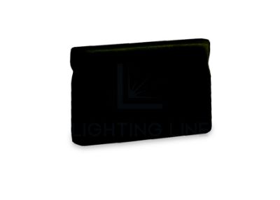Bild von Schwarze Kunststoff-Endkappe für Profil SL12-16