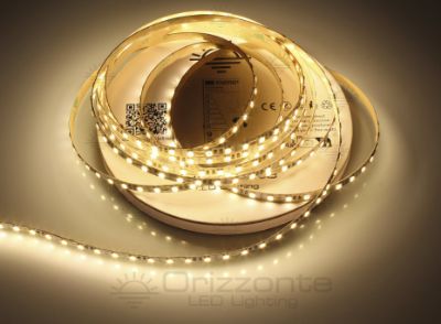 Immagine di Striscia led 5m bianco caldo 3000K 3step 2835 120led/m 12V 10W/m, PCB 5mm