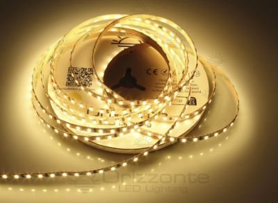 Immagine di Striscia led 5m bianco caldo 2700K 3step 2835 120led/m 24V 9,6W/m, PCB 5mm