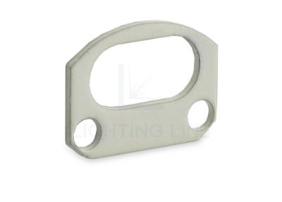 Picture of White-painted sheet metal cap for SL20-20 aluminum profile with hole